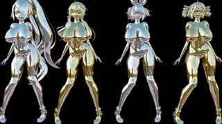 MMD R18 Gold Gardevoir [Butt Dance] 3D HENTAI