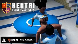 Adult Time - HENTAI SEX UNIVERSITY - Horny Hentai Students Practice Lesbian Sex With Each Other
