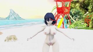 MMD R18 Touhou : Gold Cirno [Belly Dance] 3D HENTAI