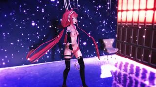 【MMD】KanColle Shreding Geigers cat in the river wind【R-18】