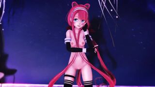 【MMD】KanColle Shreding Geigers cat in the river wind【R-18】