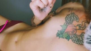 Hot Tattooed Milf teaches you Tantric Masturbation