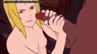 Tsunade Hentai masturbates a bbc - Naruto Porn