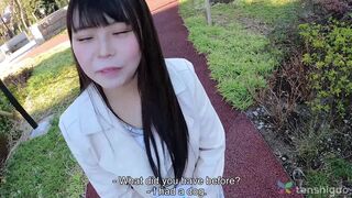 Nude casting couch interview of sexy cute Japanese amateur Mai in first time adult video pt 2 4K