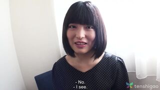 Japanese amateur couch casting - first adult video in Tokyo Japan Love Hotel - blowjob [part 2] 4K