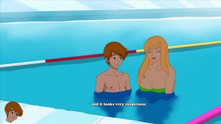 Ass fuck in the swimming pool milftoon drama