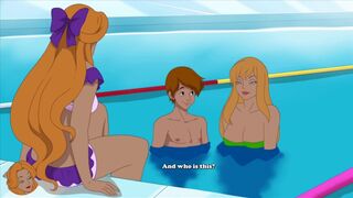 Ass fuck in the swimming pool milftoon drama