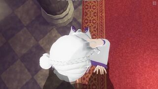 3D HENTAI POV Emilia blowjob