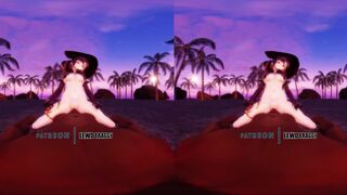 Genshin Impact - Mona Pjanoo & Cowgirl [VR 4K UNCENSORED HENTAI ]