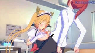 Tohru and Kobayashi have intense futanari sex at home. - Miss Kobayashi's Dragon Maid Hentai