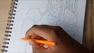 Speed Drawing Hentai Female