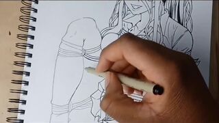 Speed Drawing Hentai Female