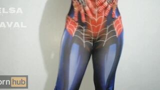 Gorgeous Body Mary Jane Fucks In Spiderman Costume - Elsa Raval