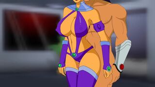 Grown Up Teen Titans - Part 6 - Luand'r Dick Pussy Rub By LoveSkySanHentai