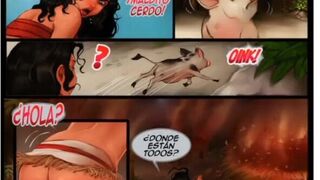 Let's Read a Disney Porn Comic #1 - Elsa Wants to Fuck All The Men By AndroidAdult