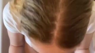 PISS AND HARD FACE FUCK! CUMSHOT IN HAIR