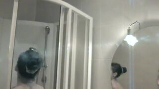 Banging body RUSSIAN showers, teases then finally fucks. (She's Russian, BTW)