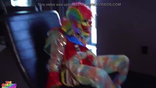 Famous instagram model fucks a clown in his Las Vegas penthouse