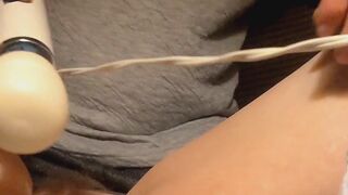 Pumped clit part 2 with orgasm contractions
