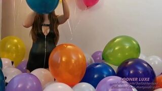 Ballooner Luxe - Blow and Sit pop crystal balloon