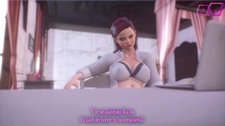 Hot Shemale Mommy gave a petboy for his birthday (3D Shemale MILF fucks Guy) Animated Porn