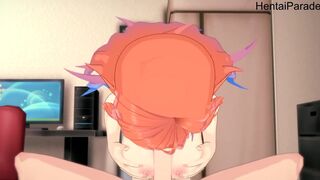 Teaching sex position to Takanashi Kiara Hololive [Hentai 3D]