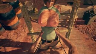 Hentai 3D uncensored Lara Croft X Sheva alomar Africa detour