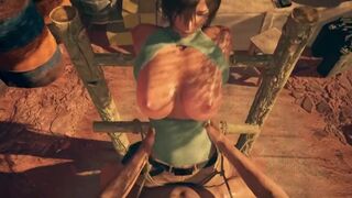 Hentai 3D uncensored Lara Croft X Sheva alomar Africa detour