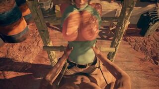 Hentai 3D uncensored Lara Croft X Sheva alomar Africa detour