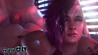 Cyberpunk 2077 Sex Episode - Anal Sex with Judy Alvarez, 3D Animated Game