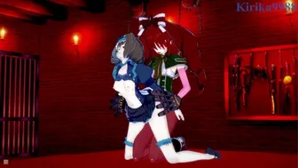 Garie Tuman And Micha Jawkan Have Intense Futanari Sex In A Secret Room. - Symphogear Hentai