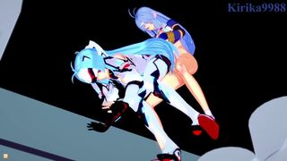 KOS-MOS and Suzuka-Hime have intense futanari sex - Xenosaga & SRW OG Saga: Endless Frontier Hentai
