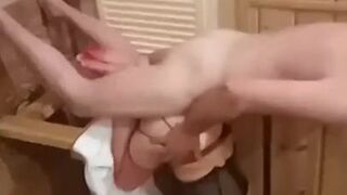 Hubby's friend keeps fucking wife even after her orgasm