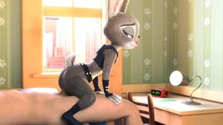 Judy Hopping on some dick. Judy getting the full Zootopia experience