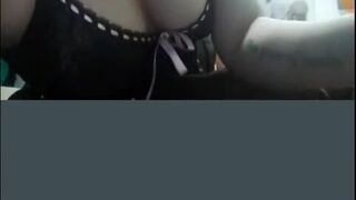 Rich busty mature playing her Periscope butt