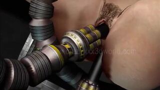 3D Animation: Robots Sex Attack