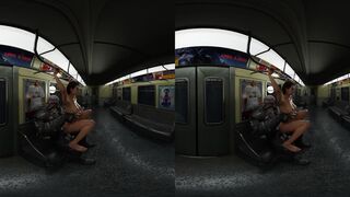 Jill Valentine and Nemesis 60fps VR Train Reverse Cowgirl 5 ANGLES!
