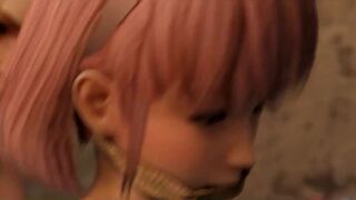 Hentai 3D uncensored DoA Futanari Rachel's BDSM Dungeon
