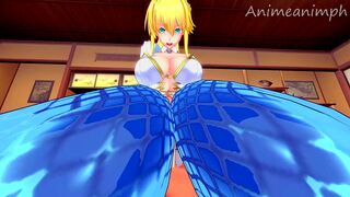 Endless Thighjobs with Artoria Pendragon from Fate Grand Order