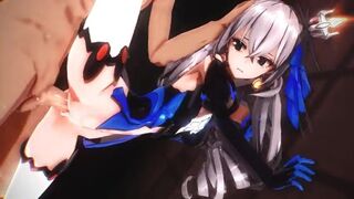 [MMD R-18] Honkai Impact - Bronya Zaychik creampie fuck by dirty old man 3d hentai nsfw ntr fap hero