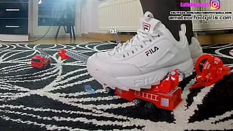 Kati Toy Car Crush, Trample, Giantess, Crushing, Stomping , Sneaker, High Heels, Ballerinas, Trampling