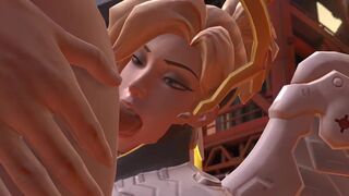 Mercy Blowjob | Overwatch Parody