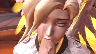 Mercy Blowjob | Overwatch Parody