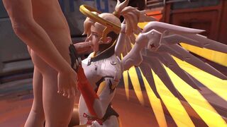 Mercy Blowjob | Overwatch Parody