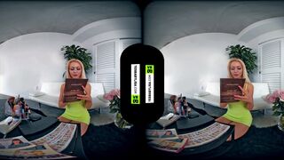 VR 3D 180 4K - BIG TITS POV VOYEUR - FERISH SEXY BIMBO DOLL XL LIPS GIRL HD