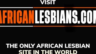 Curvy Xhosa Lesbians Scissoring Make out After Romantic Tinder Date