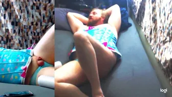 Sexy Blue Adult Diaper Chill Time Let