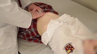 New Girl Gets Teased and Masturbated by School Nurse (fetish)