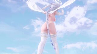 【MMD R-18 SEX DANCE】HAKU SEXY ANGEL PERFECT TASTY ASS SWEET ASS DEEP BLUE TOWN [BY] Orion DobleDosis