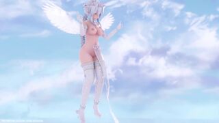 【MMD R-18 SEX DANCE】HAKU SEXY ANGEL PERFECT TASTY ASS SWEET ASS DEEP BLUE TOWN [BY] Orion DobleDosis